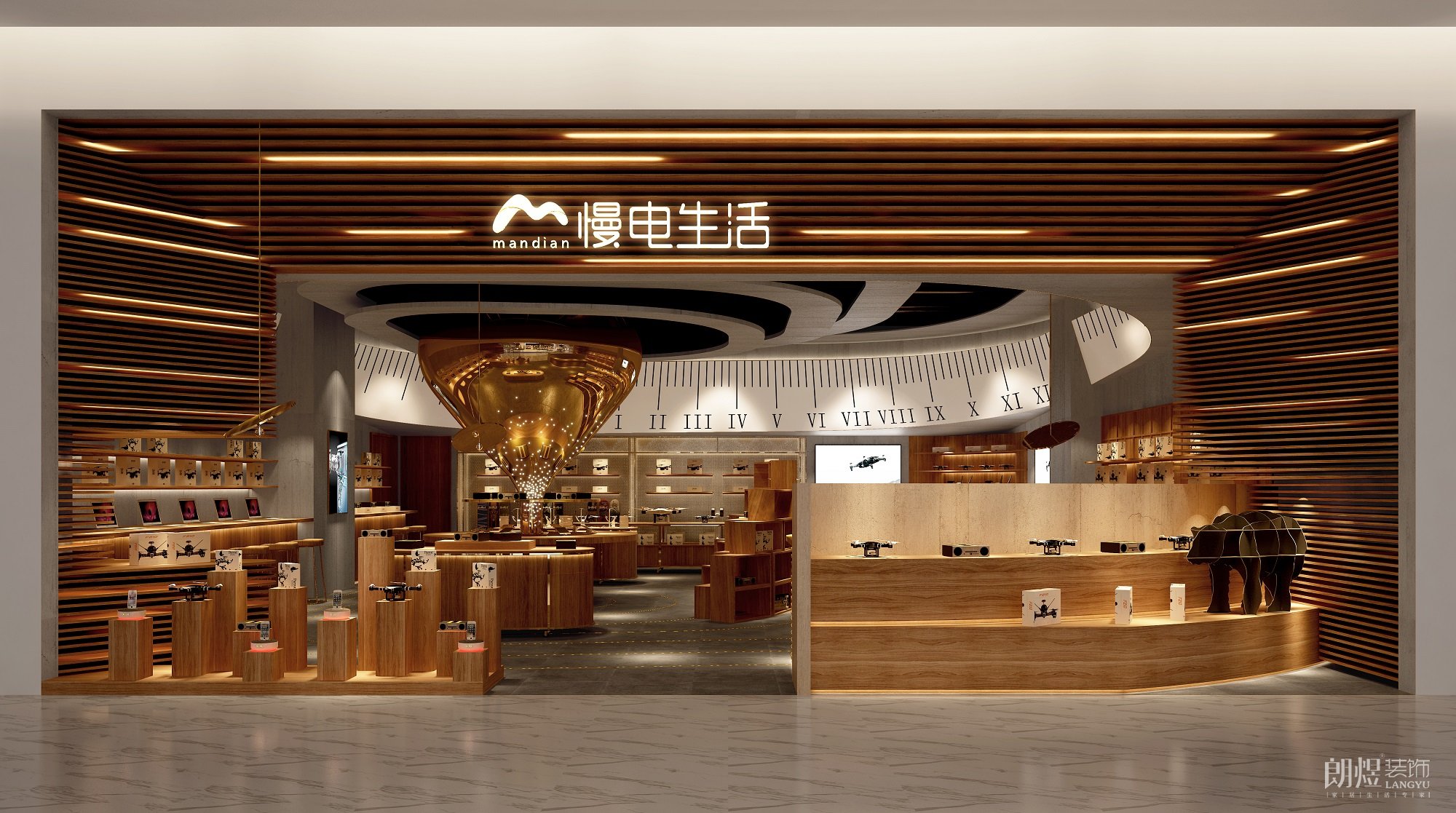 3c數(shù)碼體驗(yàn)店門頭設(shè)計效果圖