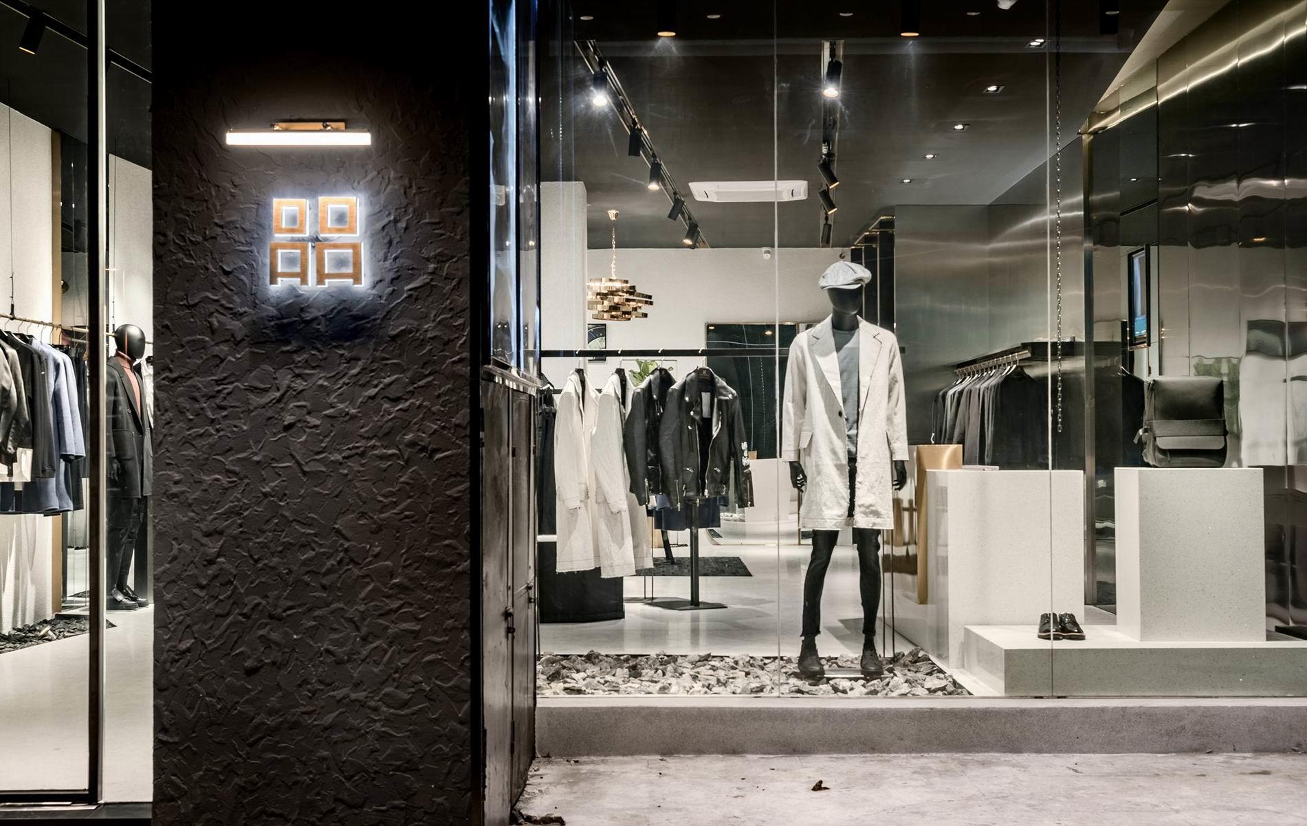 時(shí)尚男裝店面門(mén)頭設(shè)計(jì)效果圖