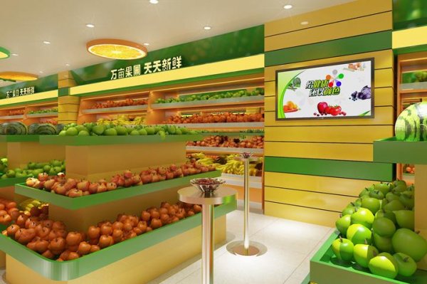 水果店鋪這樣裝修，銷售量暴增！